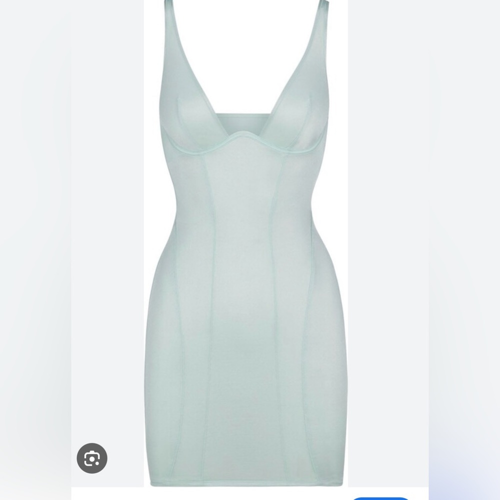 Skims glissenette slip dress size 3x ice corset mini dress new